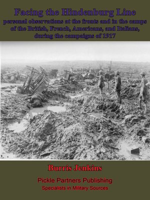 cover image of Facing the Hindenburg Line